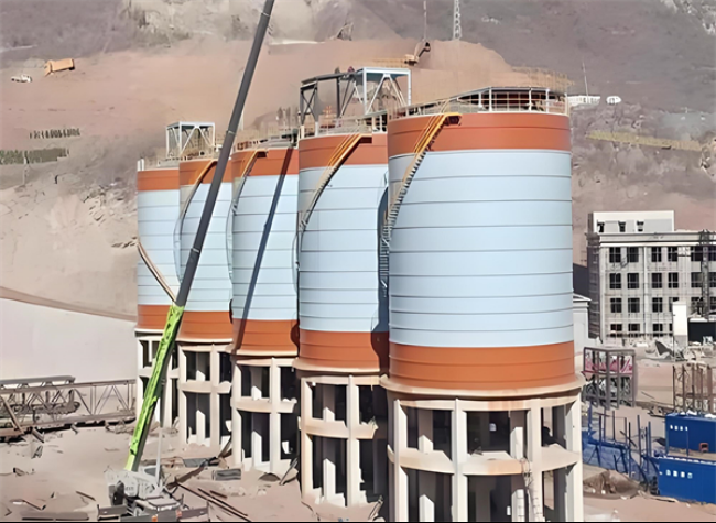 延长高架钢板仓